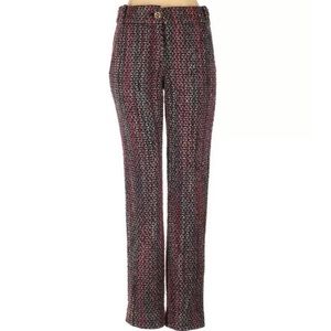 SOLD Tory Burch Multicolored Tweed Wool Slim Pants